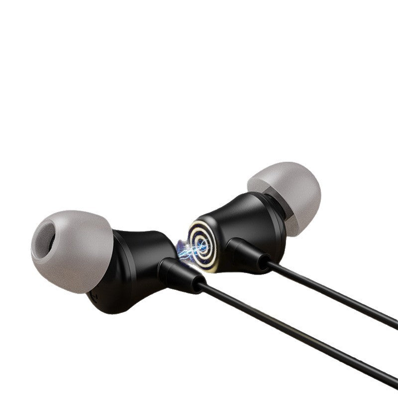 In-ear Bluetooth headphones with dual ear noise reduction, neck-worn wireless monitoring, high-quality audio for gaming.