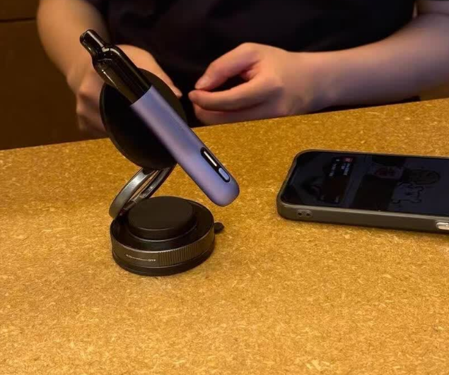 Electronic vaping, oral freshener, fruit stick, vaporizing device, rechargeable refillable, food liquid storage compartment, new user package